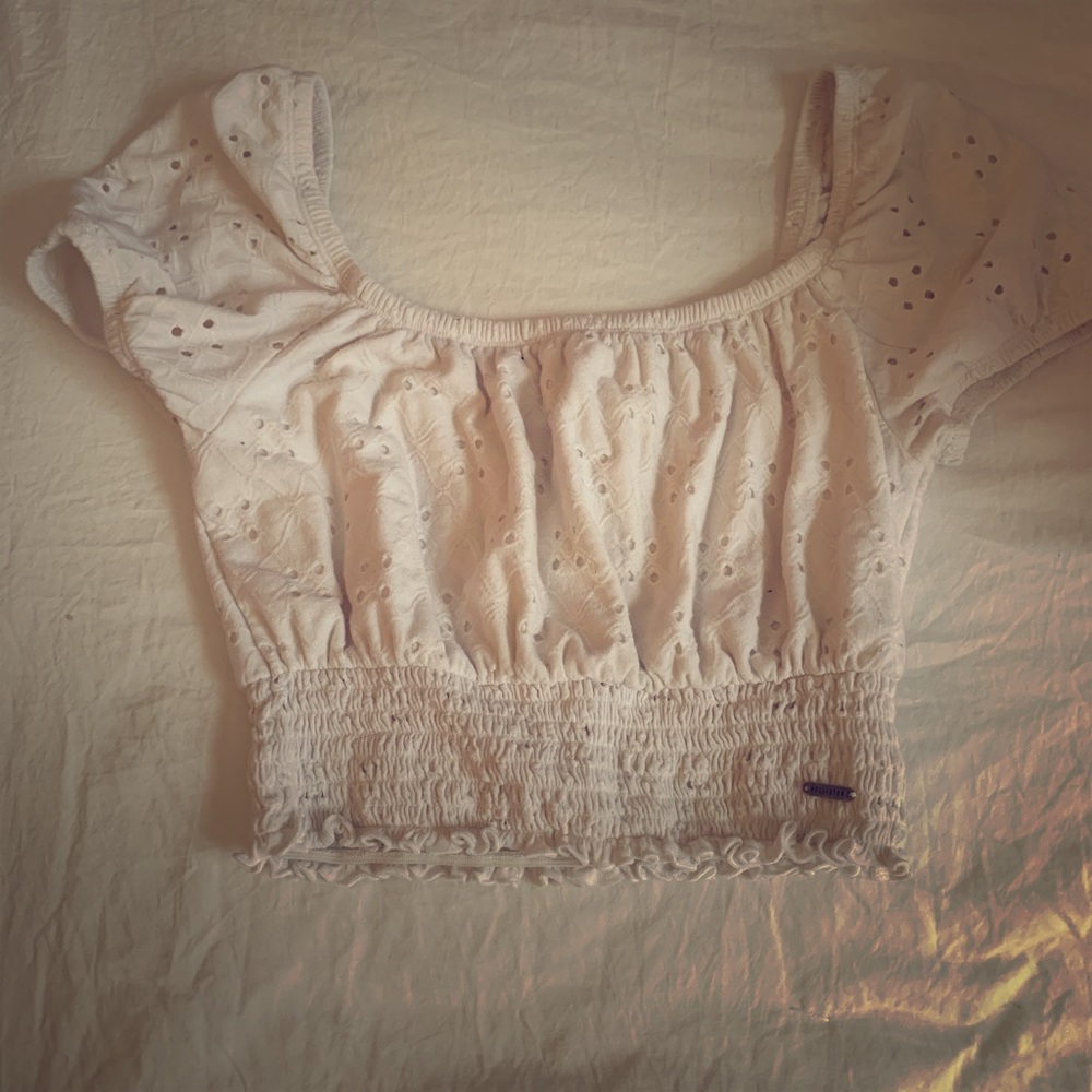 White Peasant Top